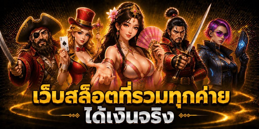 เว็บสล็อตที่รวมทุกค่าย ได้เงินจริง