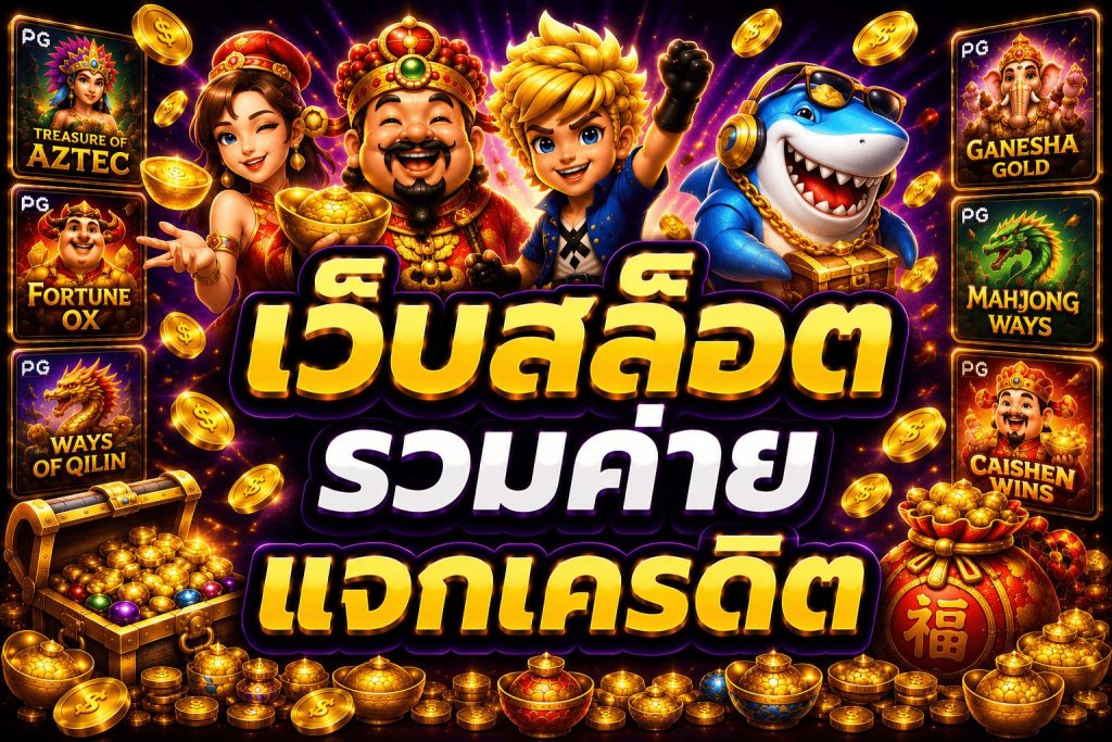 เว็บสล็อตรวมค่าย แจกเครดิต